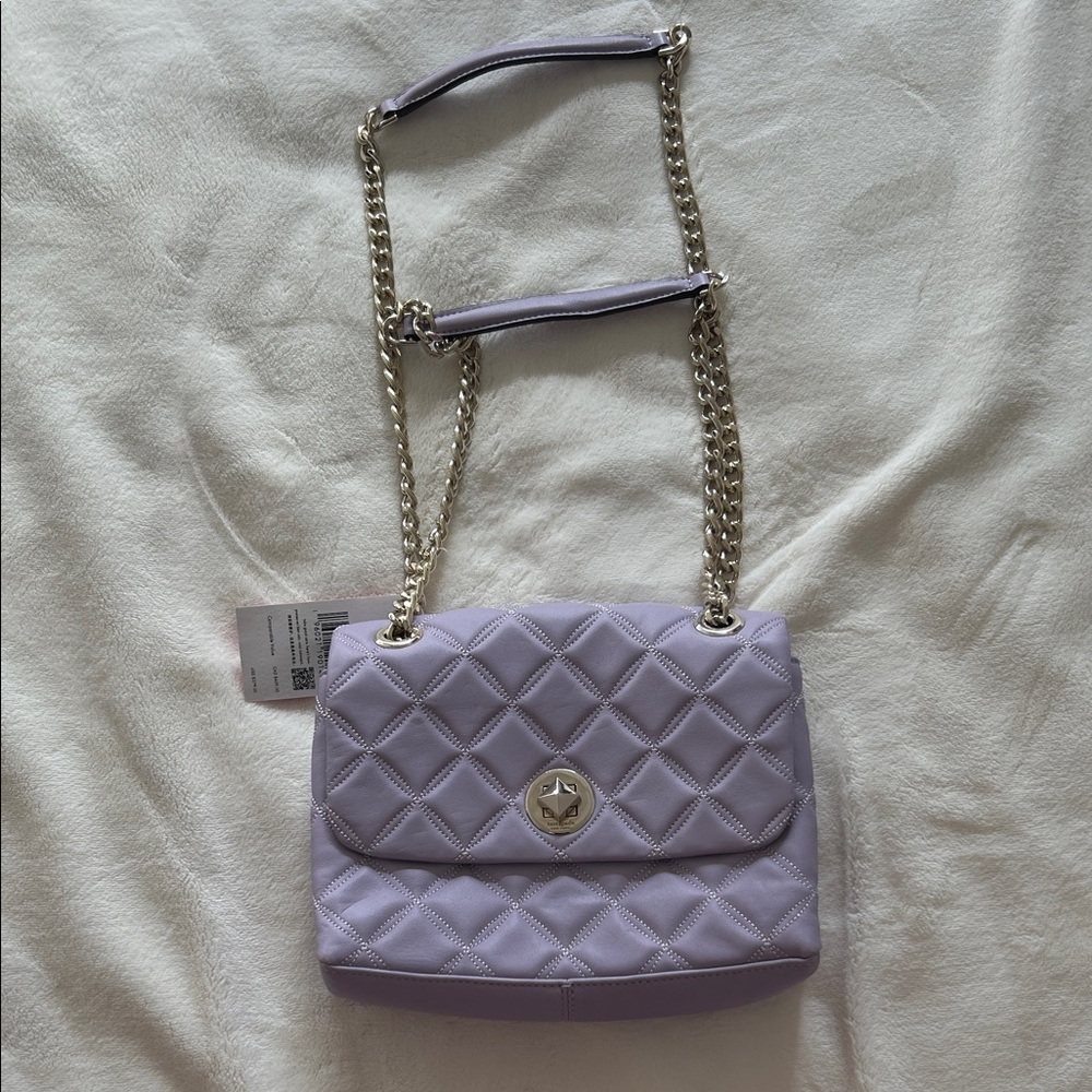 Kate Spade Lavender Quilted Crossbody Bag